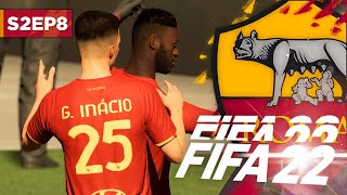 SUPER DEBUT GOAL  FIFA 22 ROMA CAREER MODE S2E8 [upl. by Aem229]