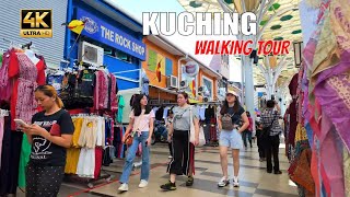 Kuching Malaysia city tour Sarawak street walk 4K UHD [upl. by Alain450]