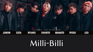 BEFIRST  MilliBilli lyrics [upl. by Moscow700]