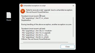 HOW TO FIX quotFILE NOT FOUND POWERSHELLEXEquot  HONORBOOK 14 DRIVER UPGRADE ERROR [upl. by Morse]