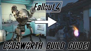 FALLOUT 4 Automatron How To Make Codsworth The BEST Companion In The Game Melee Build Guide [upl. by Roon]