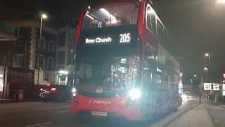 Advent Calendar Day 7 FRV LDN Bus Route 205 Paddington  Bow Church SK20AYC 11350 E400 SH MMC [upl. by Lochner76]