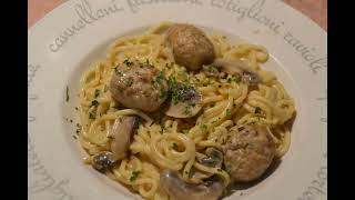 Spaghettis Boursin boulettes boeuf cookeo recette [upl. by Anaerb223]