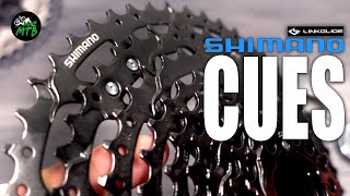 2 of 5  Shimano CUES Cassette New Shimano LINKGLIDE Design  U6000 Cassette 1150T Quick Check [upl. by Leo100]