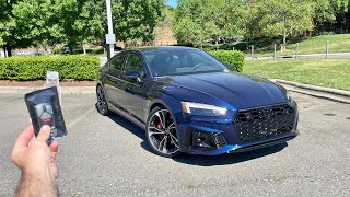 2024 Audi S5 Sportback Premium Plus Start Up Exhaust Test Drive Walkaround POV and Review [upl. by Kahle]