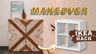 DIY Schuhregal  IKEA upcycling Hack  Brettertür aus Holz selber bauen  EASY ALEX [upl. by Asyal]