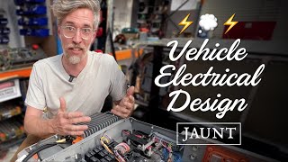 Designing the electrical circuit for an electric Land Rover [upl. by Nireves]