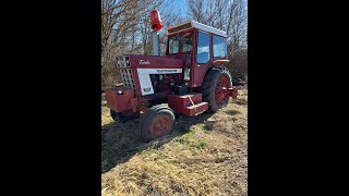 1975 International 1566 diesel turbo tractor lot 2 March 27th online only auction bidschmid farm [upl. by Gildea]