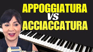 Appoggiatura vs Acciaccatura On The Piano [upl. by Redliw]