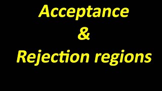 Acceptance and Rejection Regions  Critical Region  UrduHindi  Statistics Uop [upl. by Shaum]