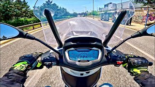 PIAGGIO BEVERLY 400 hpe 2023  MotoRaw 4K [upl. by Seditsira]