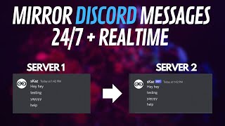 Mirror Discord Channel From One Channel to Another in Realtime [upl. by Enived]