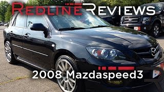 2008 Mazdaspeed3 Review Walkaround Exhaust amp Test Drive [upl. by Tterej]