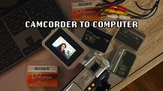 How To Transfer Camcorder Videos to Computer  Camcorder Cassettes to Digital  Camcorder Chronicles [upl. by Llyrpa507]