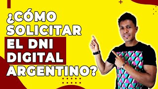 Cómo solicitar el DNI DIGITAL ARGENTINO  DNI DIGITAL ARGENTINO en tu celular [upl. by Anuala]