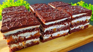 🍫🍑 Schokokuchen mit Pfirsichen Einfaches und leckeres Rezept Sie werden begeistert sein [upl. by Lesak]