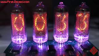 Fırat DEVECİ  12  USB IN8 Nixie Clock [upl. by Nnaaras]