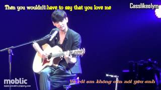 HD Vietsub  Kara More than words  Changmin TVXQ live [upl. by Akisej]