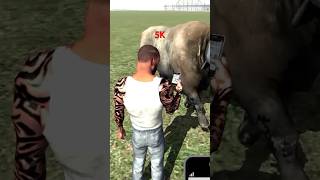 Bull in Indian bike driving 3d game viral gaming trending shorts 🐂🐂🐂 [upl. by Jacques]