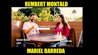 Interview  Artist Rembert Montald and actress Mariel Barreda [upl. by Calypso]