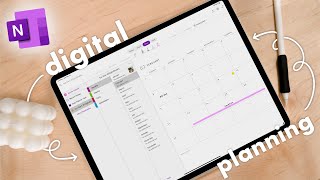 HOW TO OneNote for Digital Planning  FREE Planner [upl. by Jerrilyn132]