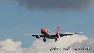 Full HD Edelweiss Air A330200 Landing at Hamburg Airport [upl. by Jeanelle416]