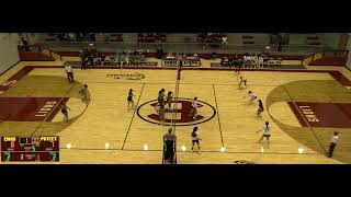 Ennis High School vs Poteet High School Womens Varsity Volleyball [upl. by Karil]