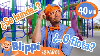 ¿Se Hunde o Flota  Experimentos  Blippi Español  Videos educativos para niños  Aprende y Juega [upl. by Ellenaj]