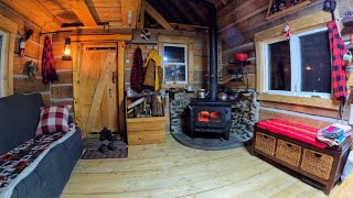 Complete Tour of the Dovetail Log Cabin  Interior AND Exterior  Come Visit [upl. by Sheela]