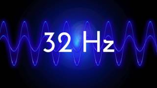 32 Hz clean sine wave BASS TEST TONE frequency [upl. by Thorfinn918]