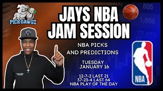 NBA Picks amp Predictions Tuesday 11624  Jays NBA Jam Session [upl. by Matusow]