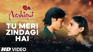 Tu Meri Zindagi Hai  Video Song  Aashiqui  Kumar Sanu Anuradha Paudwal  Rahul Roy Anu Agarwal [upl. by Faxen]