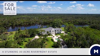 Stunning Estate 1245 Mill Creek Road Bradenton FL Listed By Bev Murray [upl. by Namar]