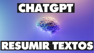 Cómo RESUMIR TEXTOS en CHATGPT Libro pdf artículo [upl. by Adnarym]