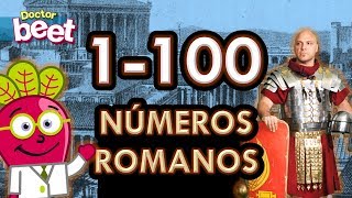 LOS NUMEROS ROMANOS del 1 al 100 Roman Numbers Numerals [upl. by Bowes]