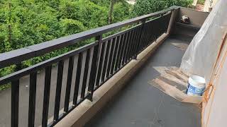 Balcony railing design DIY railing at cheap price simple balcony railing Mild steel railing [upl. by Clancy913]