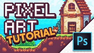 PIXEL ART in Photoshop Tutorial [upl. by Jurkoic270]