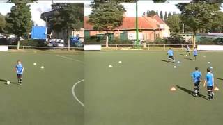 THOMAS VLAMINCK TECHNIEKTRAINING PASSEN EN AANNEMEN Technical Training Football [upl. by Niai]