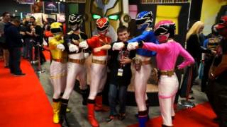 Power Rangers Megaforce at New York Comic Con 2013 [upl. by Reynard]