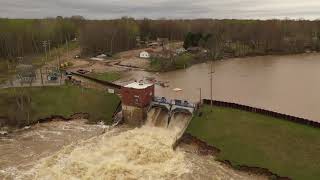 Smallwood Lake Dam Overflows After Edenville Dam Failure [upl. by Riobard750]