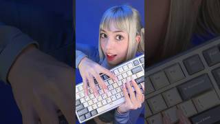 achei o teclado mais CREMOSO de todos 😮‍💨 asmr satisfying [upl. by Anelaf]