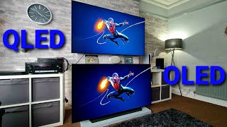 LG CX vs Samsung Q95T PS5 SpiderMan  Family opinion on which looks best [upl. by Cristal]