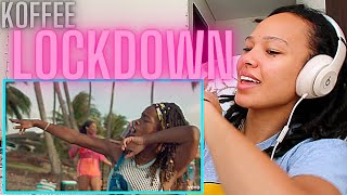 Koffee  Lockdown Official Video  👀🔥 ReactionReview [upl. by Eltsyrhc]