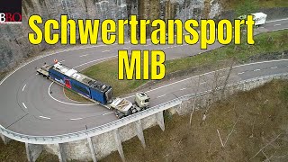 Die NEUE MIB BAHN ist da 🔴 Spektakulärer Schwertransport nach Innertkichen [upl. by Namas]