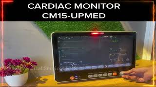 CM15 UPMED MODEL  CARDIOLOGY MONITOR CARDIAC  WITH ALL STANDARD ACCESSORIES BestMedicalServices [upl. by Kir]