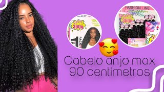 ENTRELACE CABELO ANJO MAX 90 CENTÍMETROS FASHION LINE😱 [upl. by Shanks]