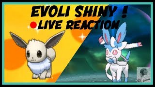 🔴LIVE REACTION Évoli shiny  évolution en Nymphali [upl. by Enal]