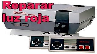 Como Reparar Consola Nintendo NES Luz Roja Parpadeante [upl. by Sucramrej]