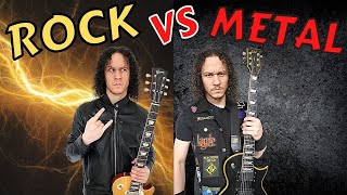 ROCK VS METAL Guitar riffs battle [upl. by Borreri]