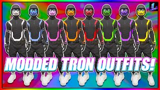 GTA 5 ONLINE HOW TO GET ALL COLORED TRON MODDED OUTFITS GTA 5 Clothing Glitches [upl. by Uahsoj]